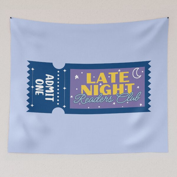 Item preview, Late night readers club ticket - admit one designed and sold by Neadoodles.