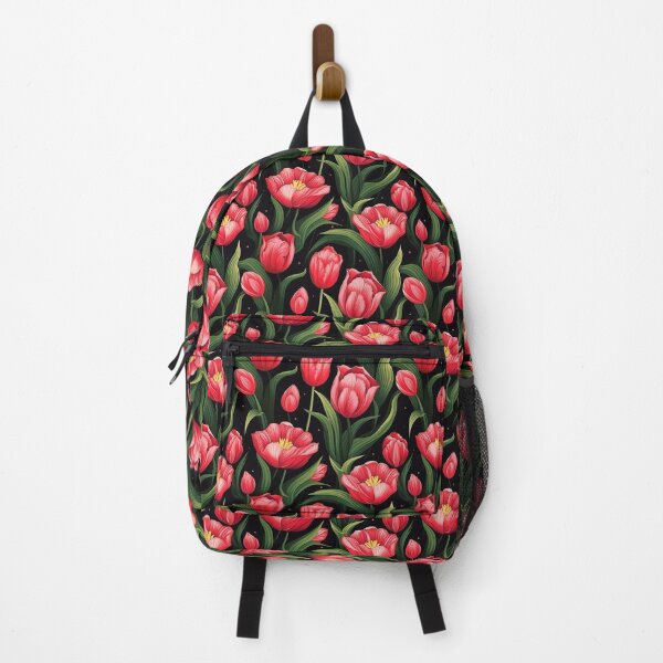 Item preview, Pink Tulip Flower Seamless Pattern designed and sold by CreatureHouse95.