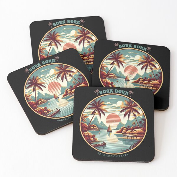 Item preview, Bora Bora Vintage Style Paradise on Earth designed and sold by DarekShop.
