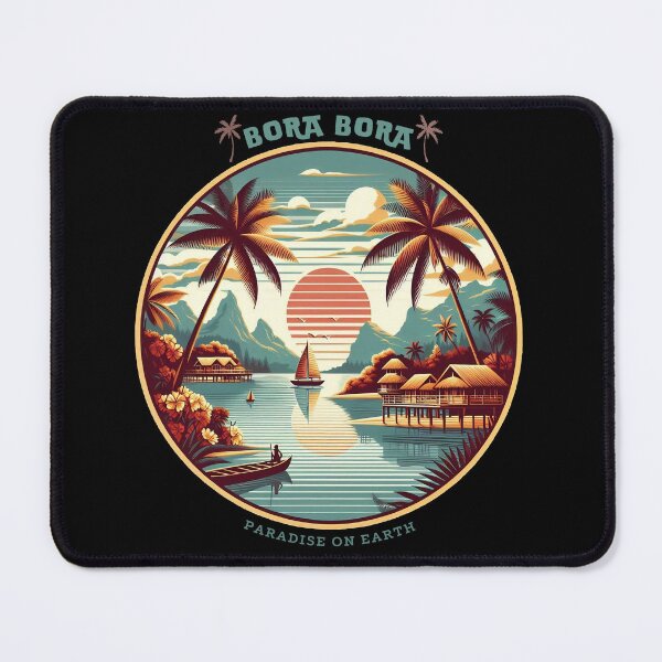 Item preview, Bora Bora Vintage Style Paradise on Earth designed and sold by DarekShop.