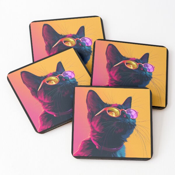 Item preview, Stylish Cat in Pastel Shades designed and sold by Artful-Adam.