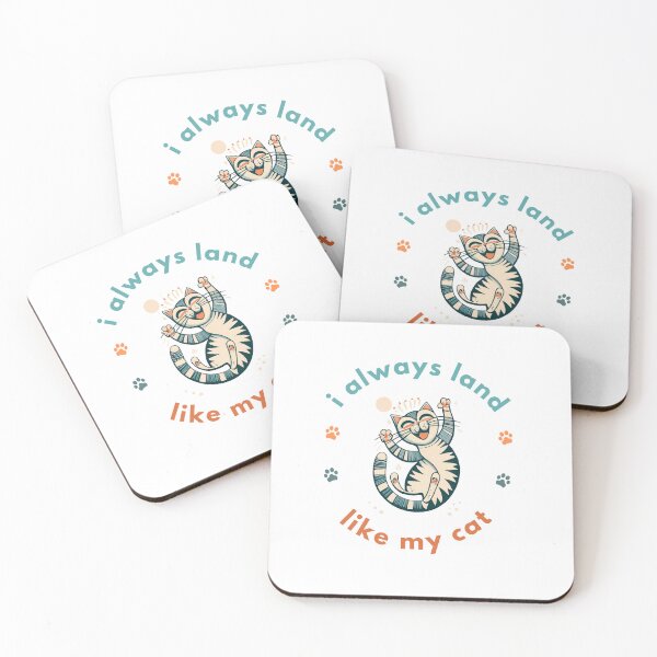 Item preview, I always land like my cat designed and sold by moderncolor.