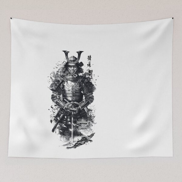Item preview, Samurai Warrior. Traditional Japanese. designed and sold by Lucy Goosy Art.