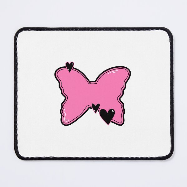 Item preview, Black and Pink Butterfly Silhouette designed and sold by froggyx.