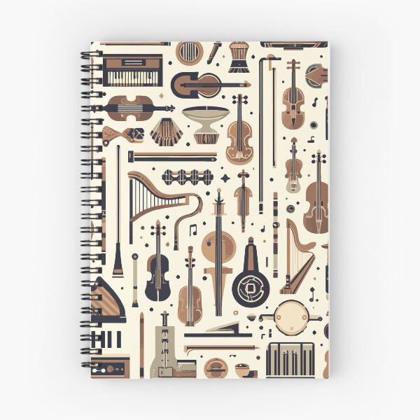 Item preview, Symphony of Instruments - Classical Music Ensemble Pattern designed and sold by FarBeyound.