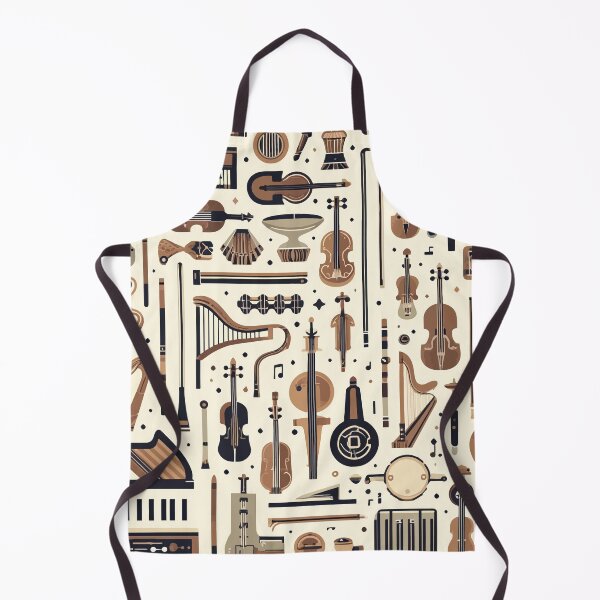 Item preview, Symphony of Instruments - Classical Music Ensemble Pattern designed and sold by FarBeyound.