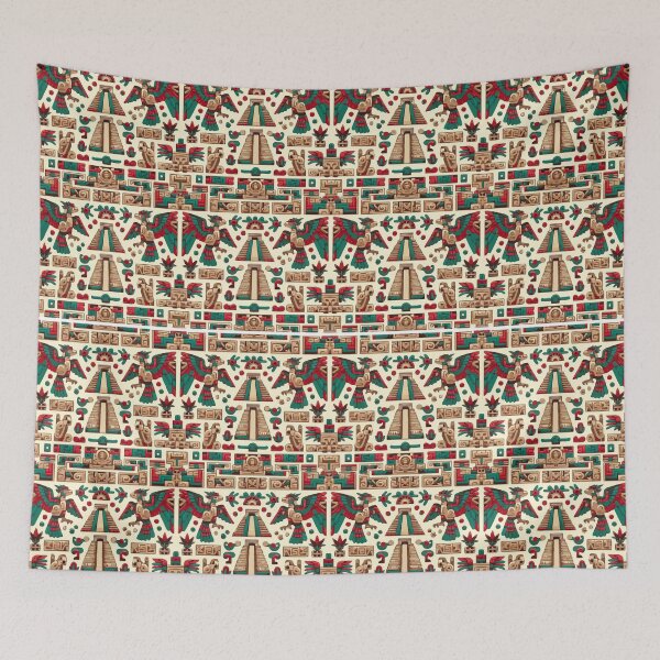 Item preview, Cultural Tapestry Pattern - Vibrant Ethnic Motif Design designed and sold by FarBeyound.