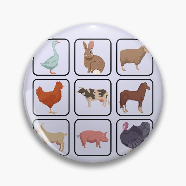 Item preview, Barnyard Buddies: Charming Farm Animal Portraits designed and sold by Amazing-Kortez.