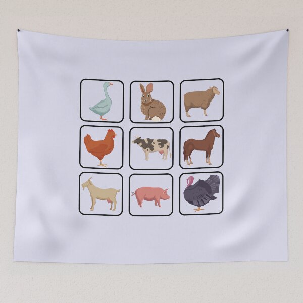 Item preview, Barnyard Buddies: Charming Farm Animal Portraits designed and sold by Amazing-Kortez.