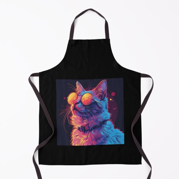 Item preview, Cat's Grace in Vaporwave Aesthetics designed and sold by Artful-Adam.