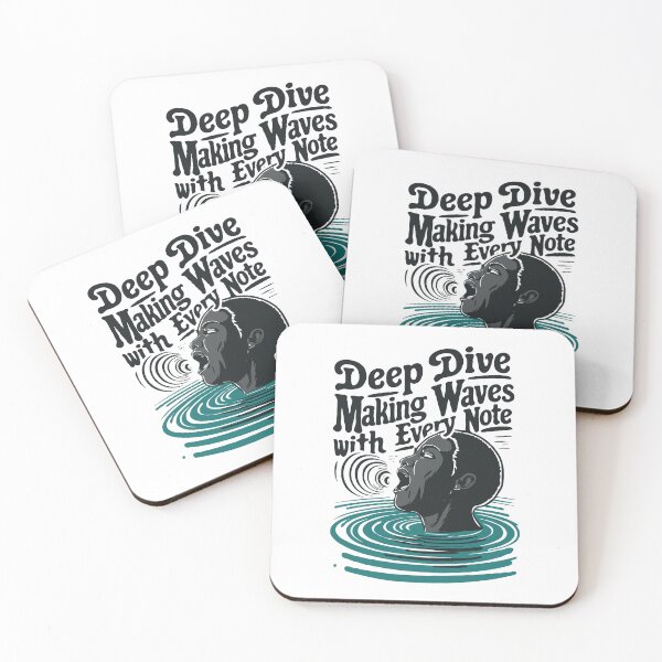 Item preview, Resonant Rhythms: Deep Dive Harmonies in Black, Blue, and Gray designed and sold by SplashTastic.