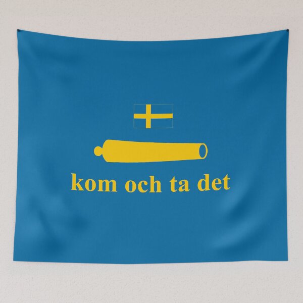 Item preview, Swedish National CATI Flag 2 (svenska nationella "kom och ta det"-flaggan) designed and sold by JonathanR1994.