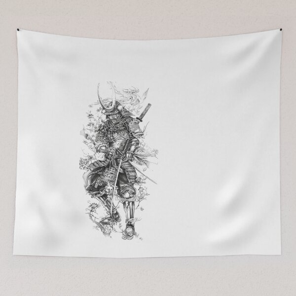 Item preview, Samurai Warrior. Traditional Japanese. designed and sold by Lucy Goosy Art.