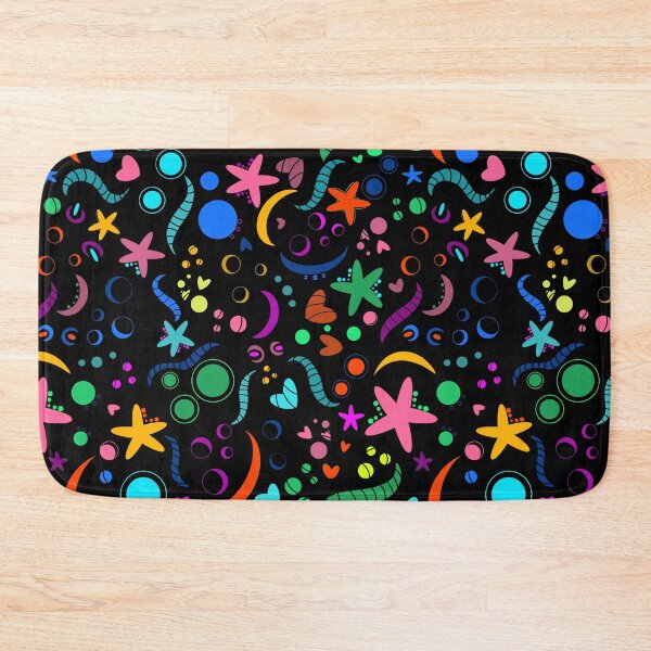 Item preview, Summer at the Neon Beach, Retro 90's Surfer Pattern designed and sold by Automeowtic.
