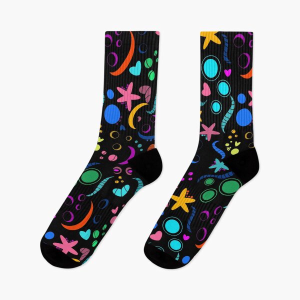Item preview, Summer at the Neon Beach, Retro 90's Surfer Pattern designed and sold by Automeowtic.