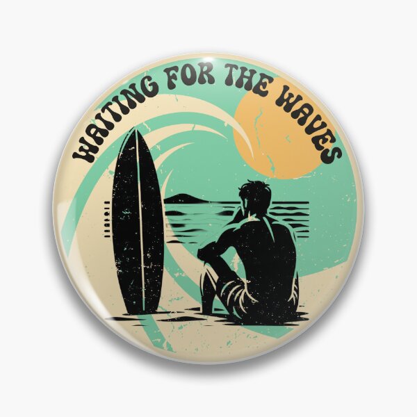 Item preview, Funny Surfing Design Waiting For The Waves For Men Women Surfboard Lovers Surf designed and sold by Pavel1981.