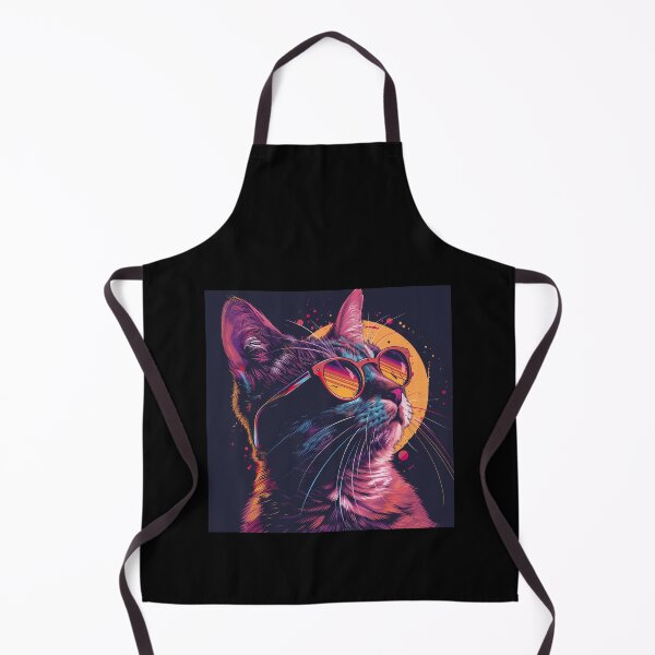 Item preview, Stylish Disco Cat Portrait designed and sold by Artful-Adam.