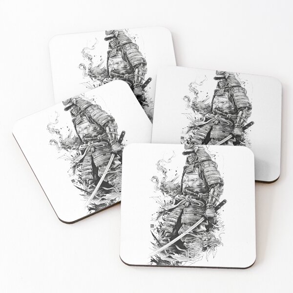 Item preview, Samurai Warrior. Traditional Japanese. designed and sold by Lucy Goosy Art.