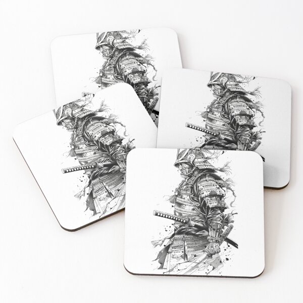 Item preview, Samurai Warrior. Traditional Japanese. designed and sold by Lucy Goosy Art.