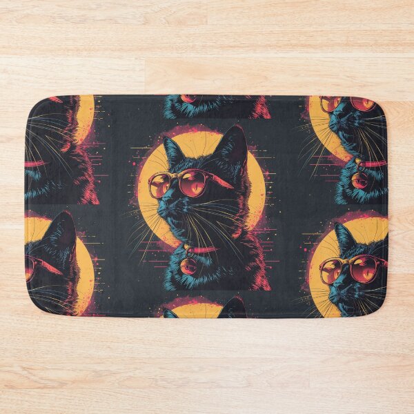 Item preview, Meowtrix: A Vaporwave Odyssey designed and sold by Artful-Adam.