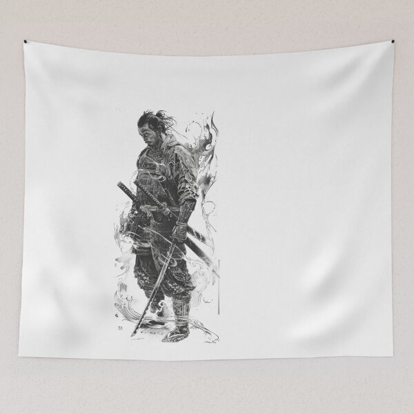 Item preview, Samurai Warrior. Traditional Japanese. designed and sold by Lucy Goosy Art.