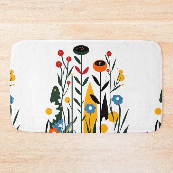 Item preview, Mid century flower field designed and sold by kharma zero.