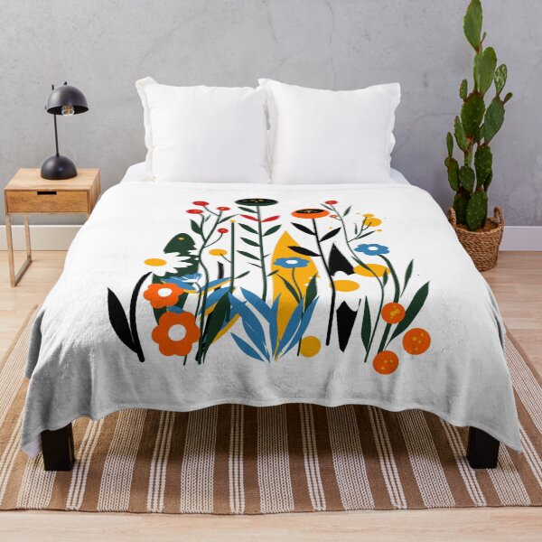 Item preview, Mid century flower field designed and sold by kharma zero.