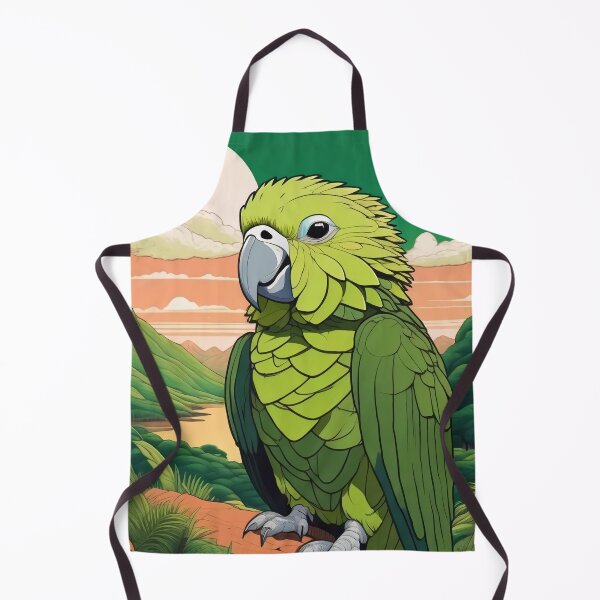 Item preview, Kakapo New Zealand Landscape Flightless Parrot Art designed and sold by DreamCraze.