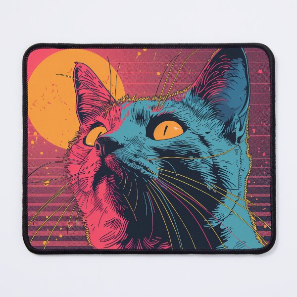 Item preview, Synthwave Cat: Vaporfeline Dreams designed and sold by Artful-Adam.