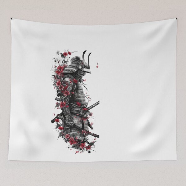 Item preview, Samurai Warrior. Traditional Japanese. designed and sold by Lucy Goosy Art.