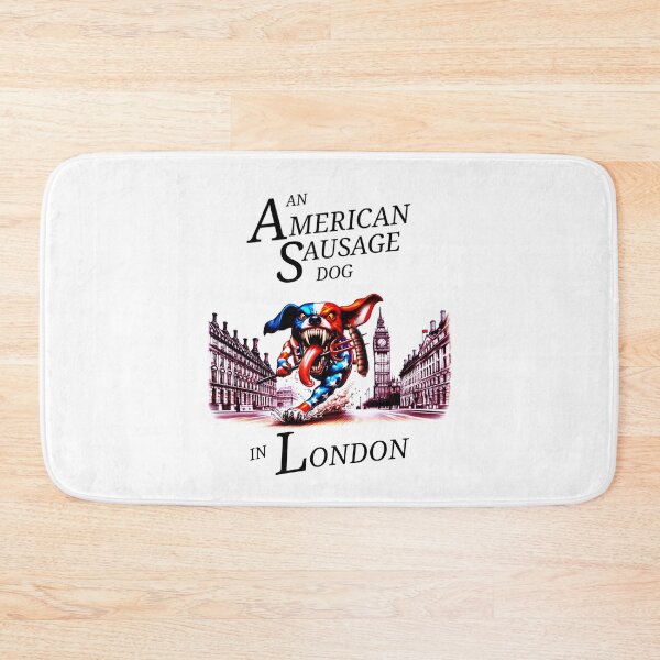 Item preview, An American Sausage Dog in London designed and sold by Get-Forked.