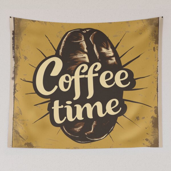 Artikelvorschau, Vintage Kaffeezeit: Retro Poster entworfen und verkauft von PurpleMoss.