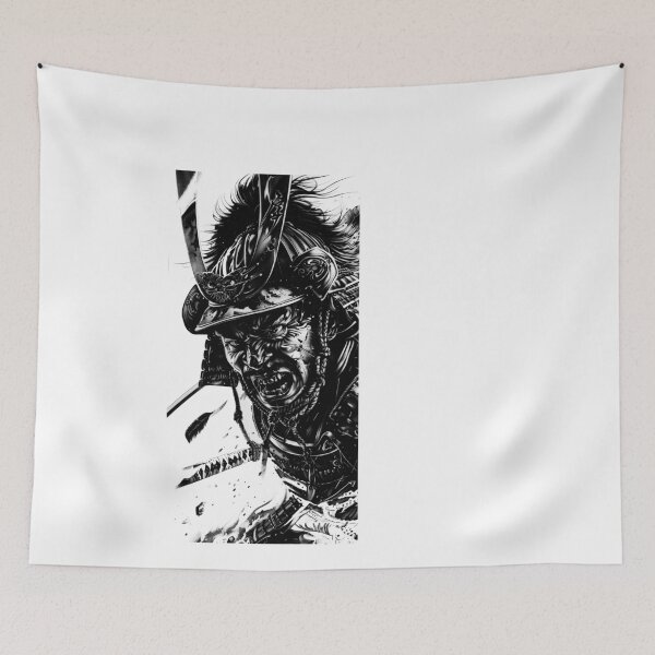 Item preview, Samurai Warrior. Traditional Japanese. designed and sold by Lucy Goosy Art.