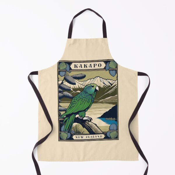 Item preview, Vintage Kakapo New Zealand Parrot Poster Art designed and sold by DreamCraze.