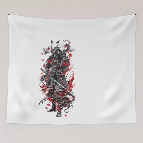 Item preview, Samurai Warrior. Traditional Japanese. designed and sold by Lucy Goosy Art.