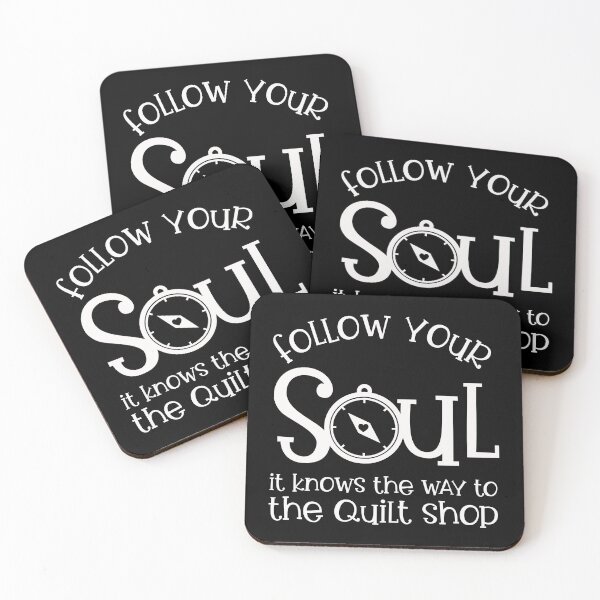Item preview, Follow Your Soul To The Quilt Shop designed and sold by quiltsncatitude.