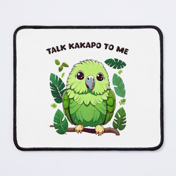 Item preview, Kawaii Kakapo New Zealand Parrot designed and sold by DreamCraze.