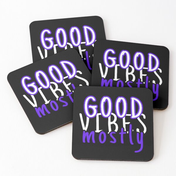Item preview, Good vibes mostly designed and sold by UnCoverDesign.