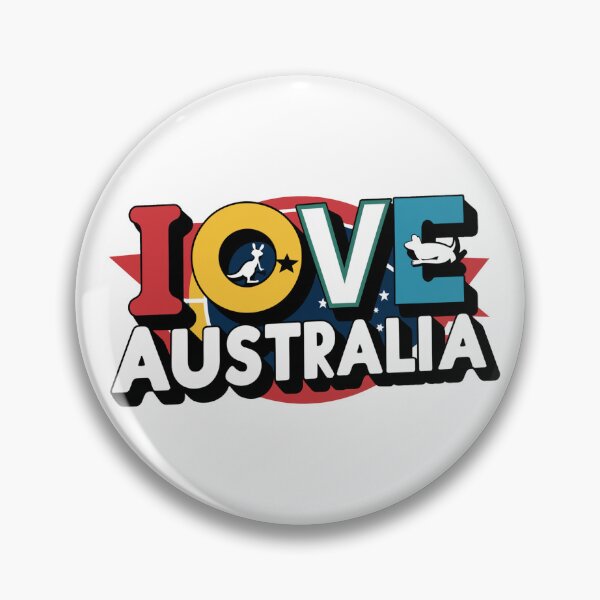 Item preview, I LOVE AUSTRALIA  designed and sold by PGAart.