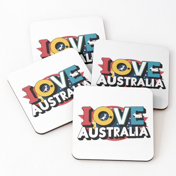 Item preview, I LOVE AUSTRALIA  designed and sold by PGAart.