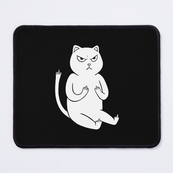 Item preview, Cat middle fingers designed and sold by coffeeman.