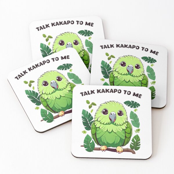 Item preview, Kawaii Kakapo New Zealand Parrot  designed and sold by DreamCraze.