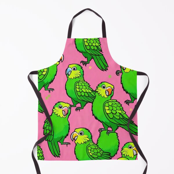 Item preview, Kakapo NZ Parrot Pattern with Pink Background designed and sold by DreamCraze.