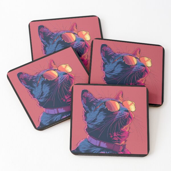Item preview, Fashionable Cat with Sunglasses designed and sold by Artful-Adam.