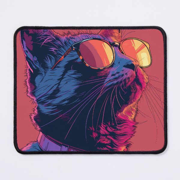 Item preview, Fashionable Cat with Sunglasses designed and sold by Artful-Adam.