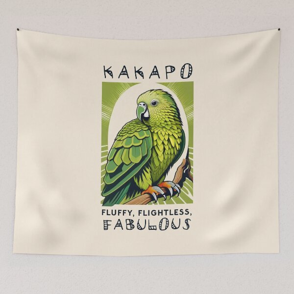 Item preview, Kakapo: Fabulous Fluffy New Zealand Parrot designed and sold by DreamCraze.