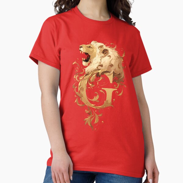 Artikel-Vorschau von Ein goldener Löwe und der Buchstabe G - Fantasy, designt und verkauft von Fenay Designs.