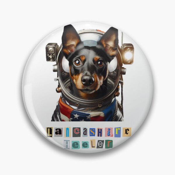 Item preview, A Lancashire Heeler Astronaut  designed and sold by Ana C Falla.