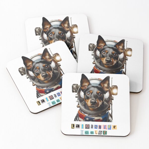 Item preview, A Lancashire Heeler Astronaut  designed and sold by Ana C Falla.
