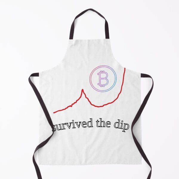 Item preview, Survived The Dip Crypto And Bitcoin designed and sold by SrSCreative.